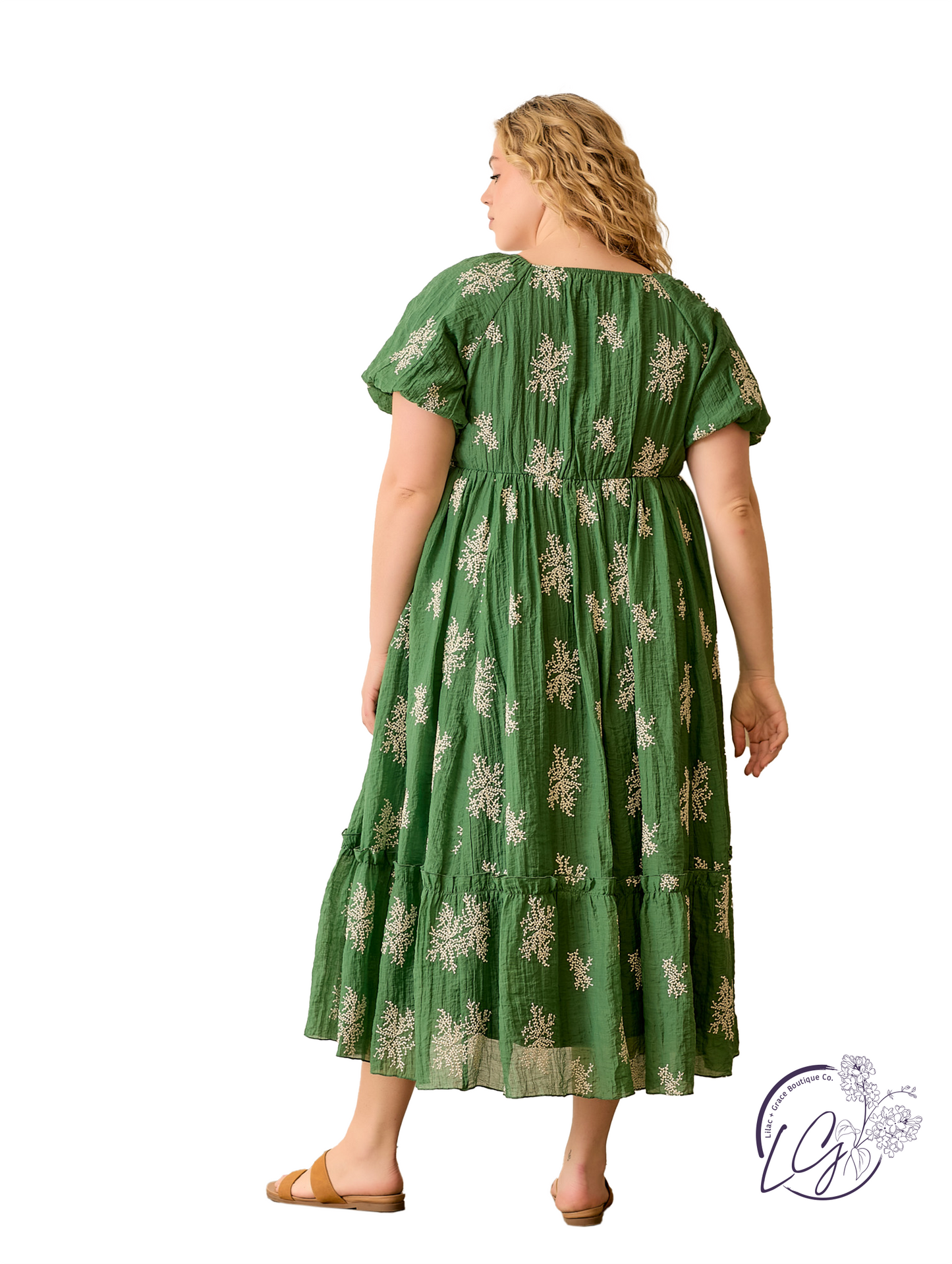 Curvy Barefoot On Soft Grass Dress