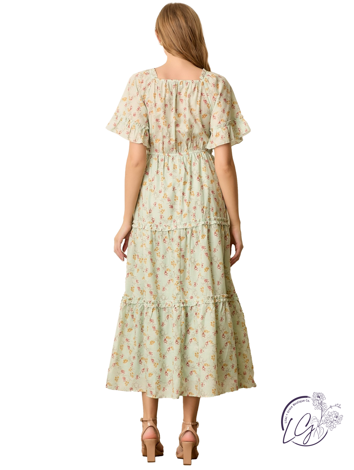 Woven In Morning Maxi Dress