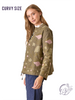 Curvy Printed Light Jacket