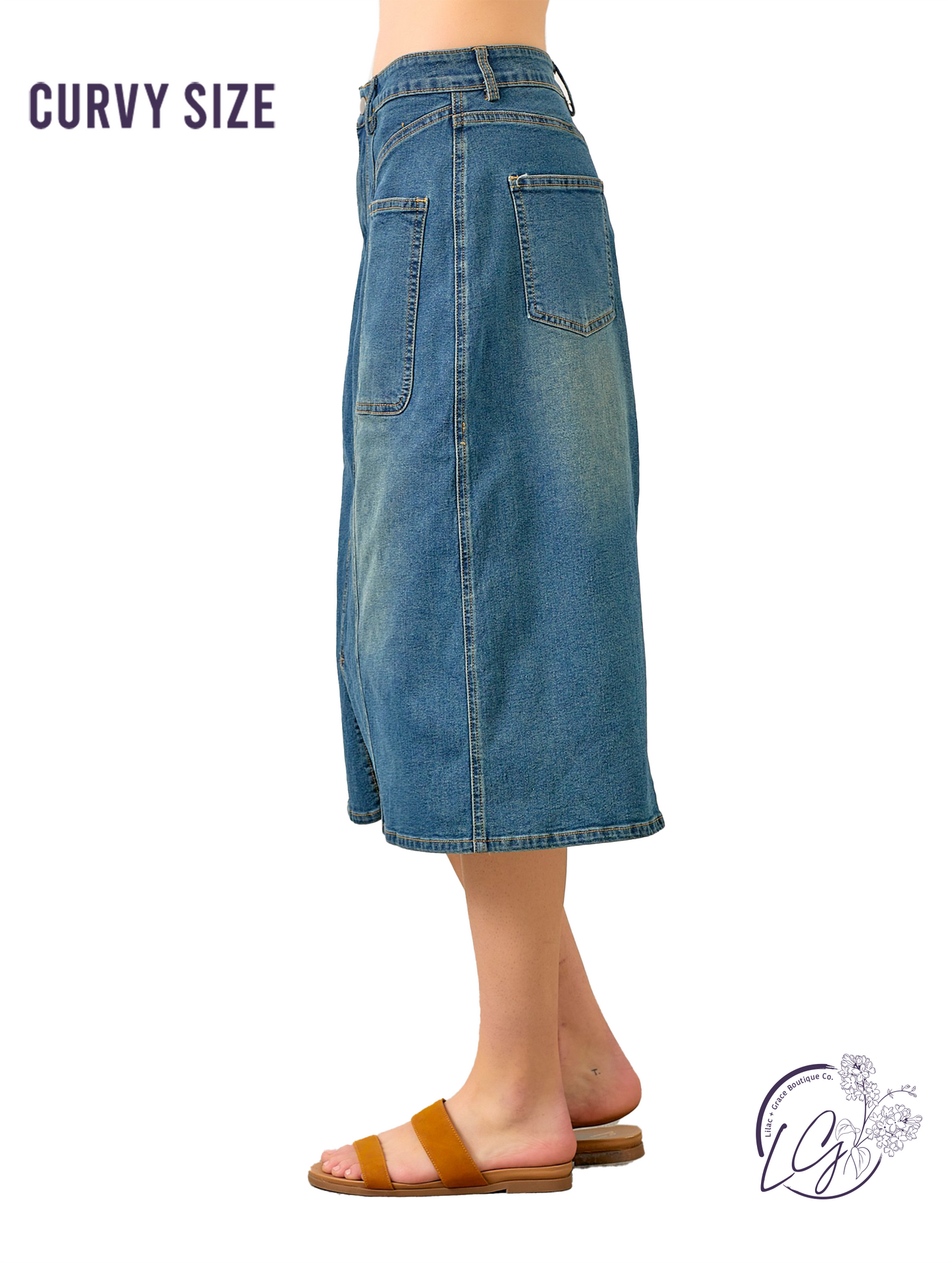 Curvy Dreams In The Wind Skirt Skirt