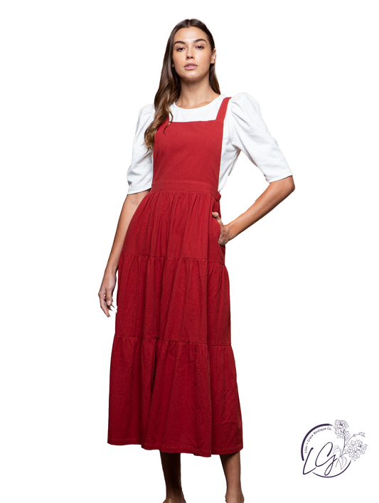 Sunday Layers Overall Dress