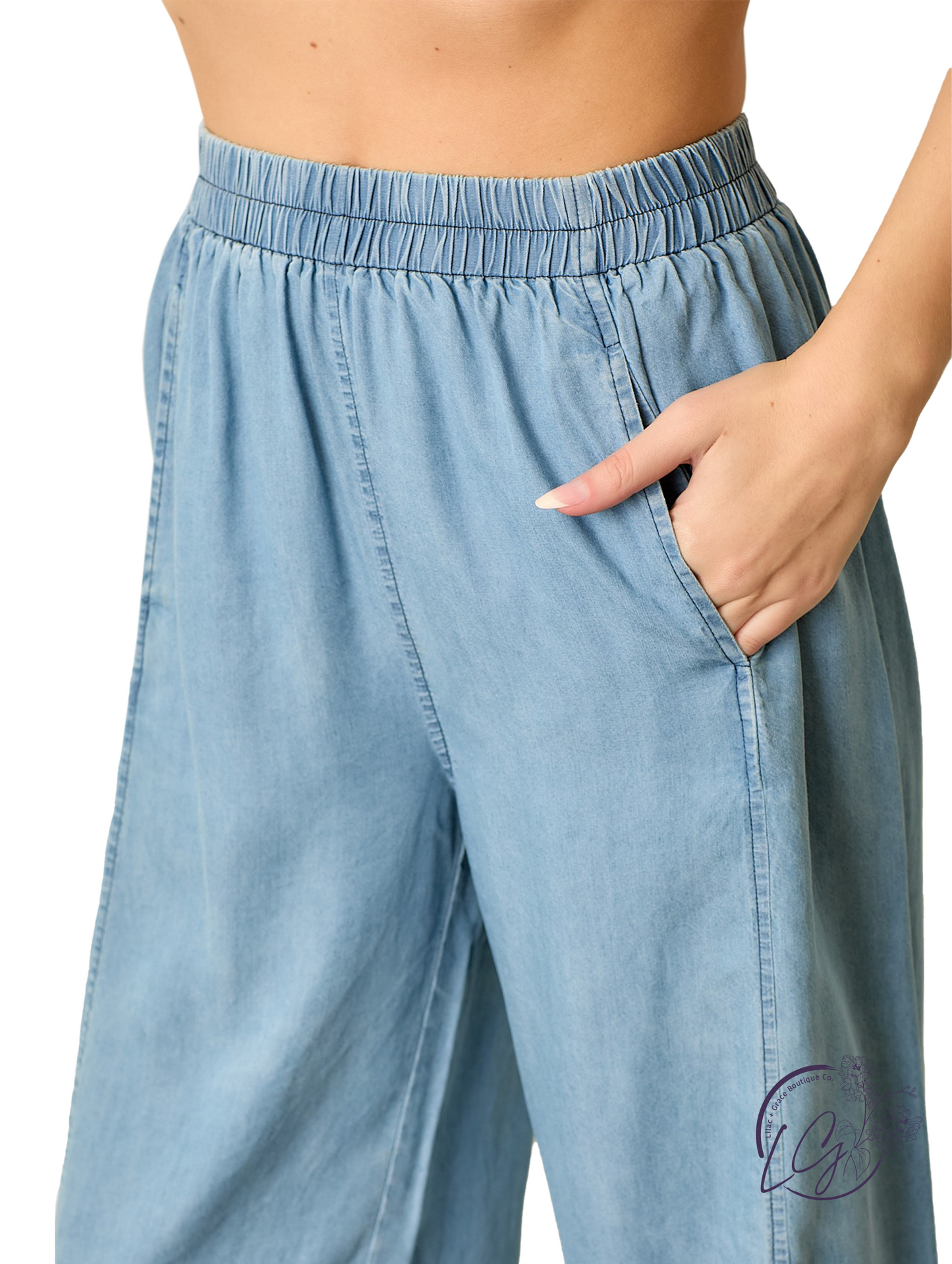 Faded Blue Shines Pants