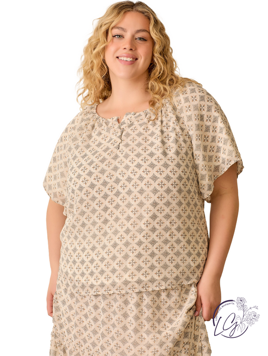 Curvy Whim of Light Top