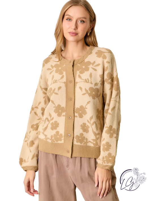 Curvy Ceramics Speak Softly Sweater Cardigan