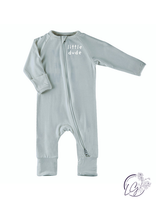 Rock Me Softly Cozy Romper – Little Dude