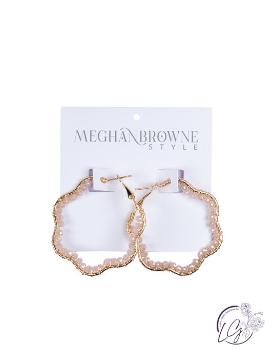 Scallop Hoop Earrings