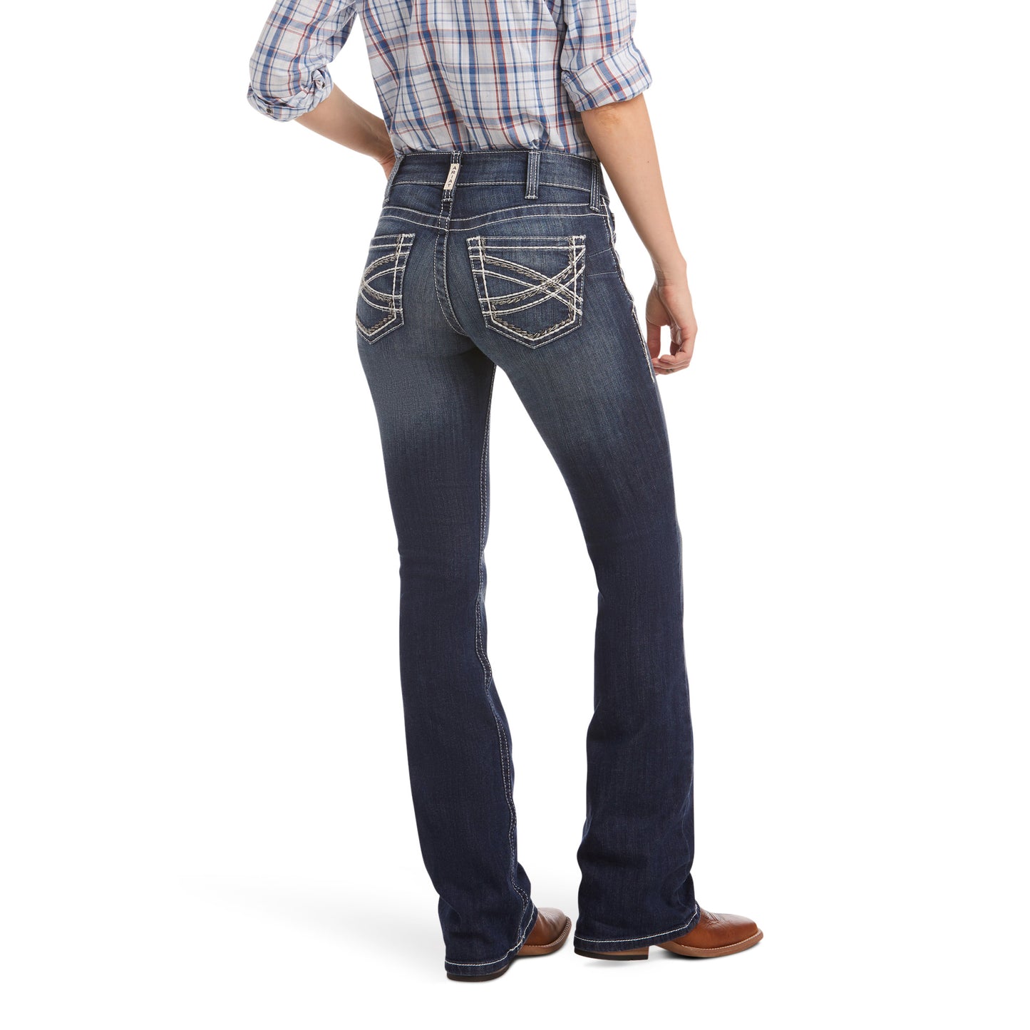 R.E.A.L. Mid Rise Entwined Boot Cut Jean By Ariat