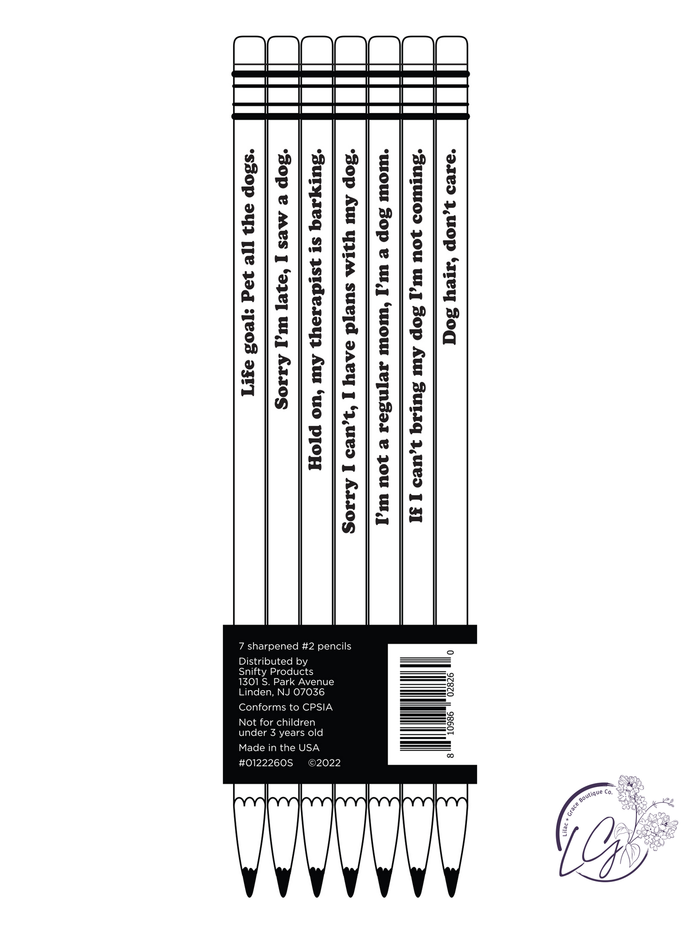 Life Goal: Pet All The Dogs Pencil Set