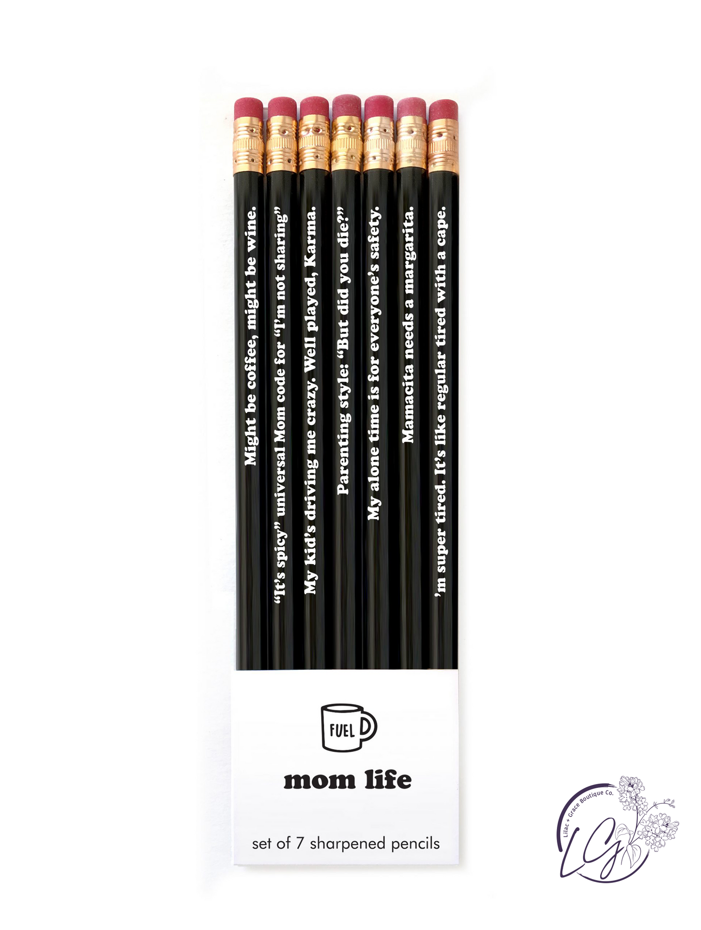 Mom Life Pencil Set