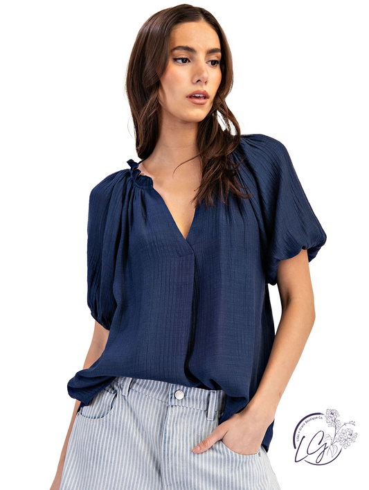 Spiritwoven V-Neck Top