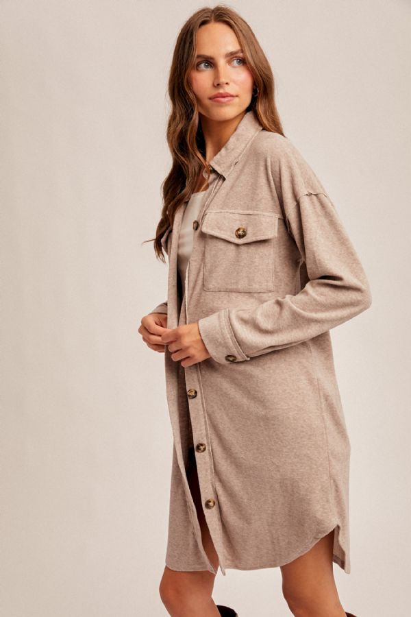 Laid Back Knit Shacket