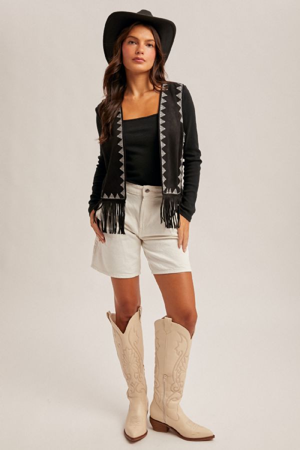 High Noon Fringe Vest
