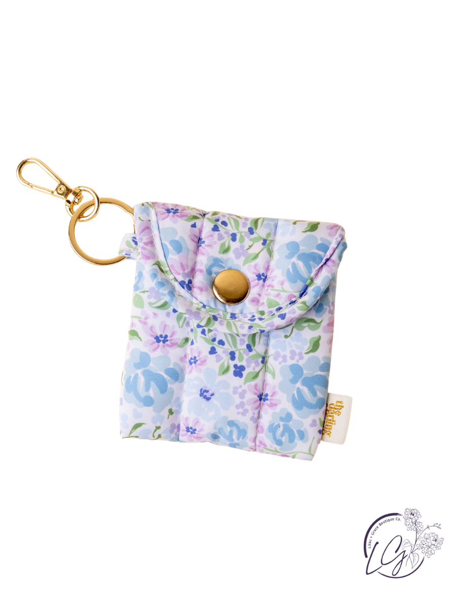 Puffy Earbud Case Keychain