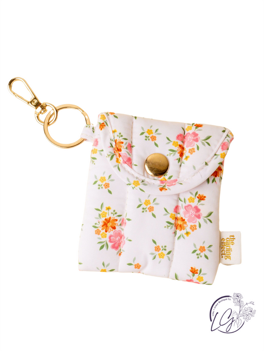 Puffy Earbud Case Keychain