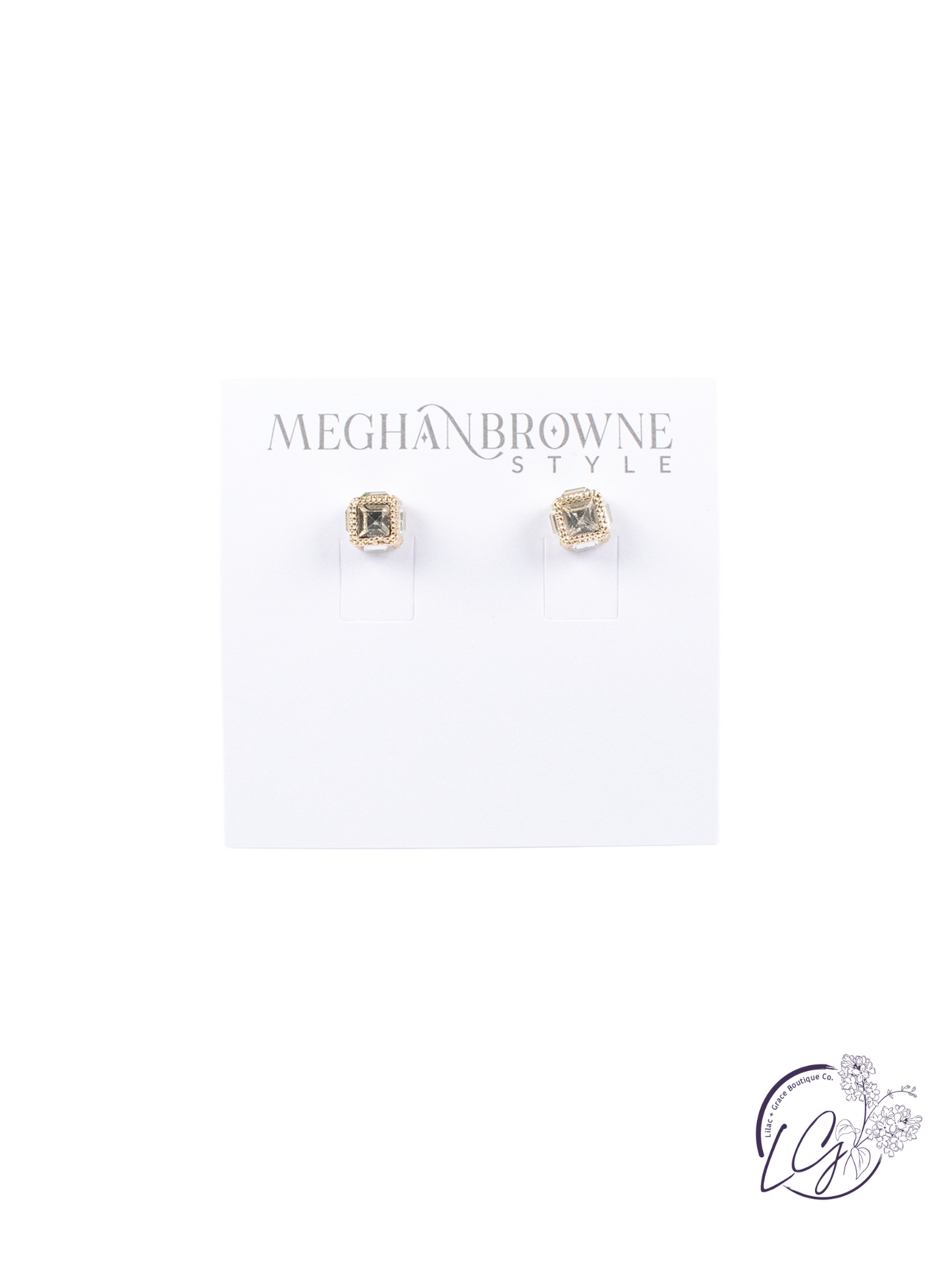Cube Crystal Earrings