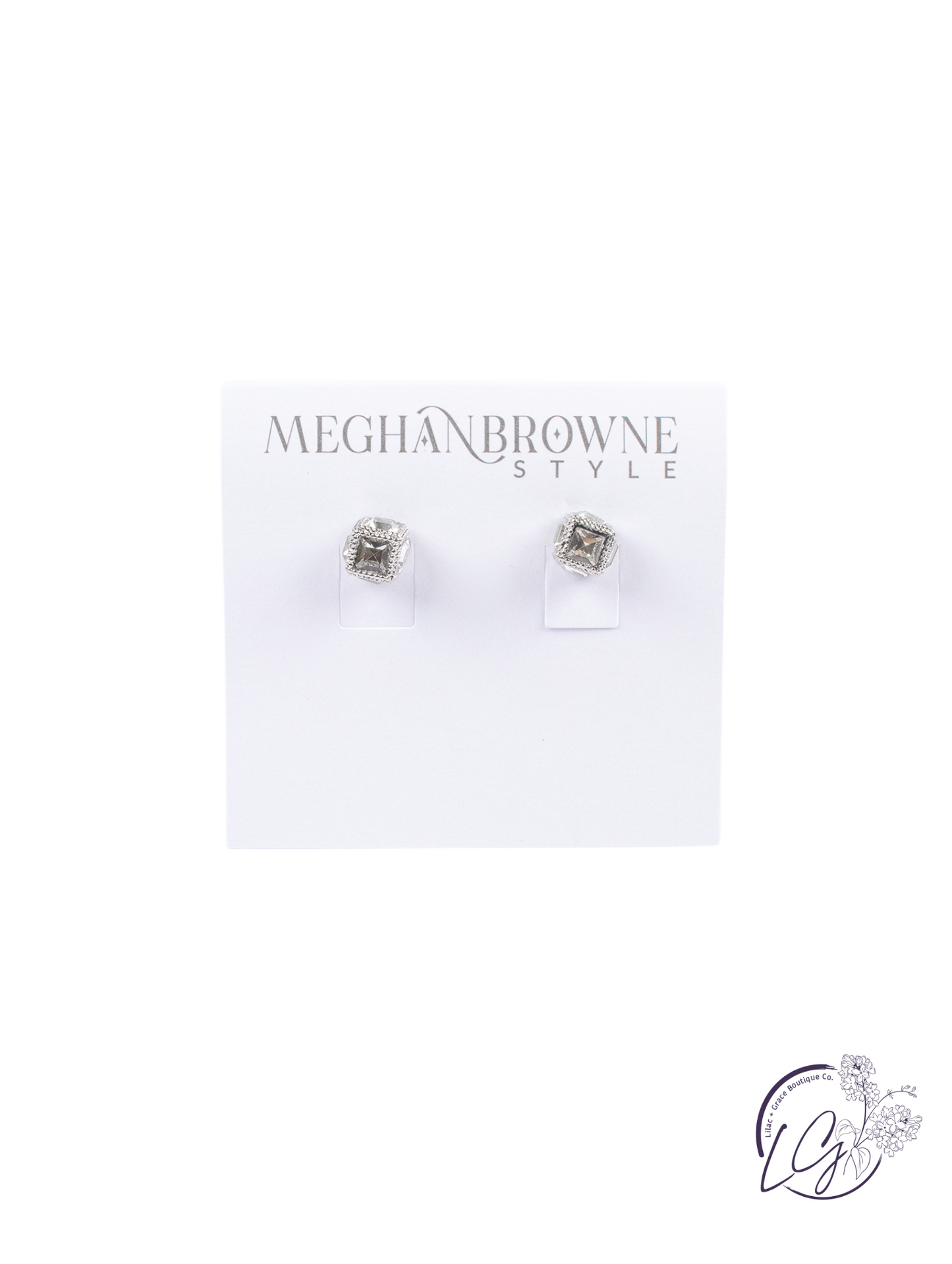 Cube Crystal Earrings