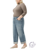 Curvy Sidney 90s Baggy Mid Rise Wide Leg Jeans by Silver Jeans