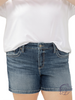 Curvy Damaris Mid-Rise Denim Shorts by Silver Jeans