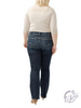 Curvy Linette Mid-Rise Slim Bootcut Jeans by Silver Jeans