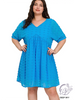 Curvy Cloud Kiss Babydoll Dress