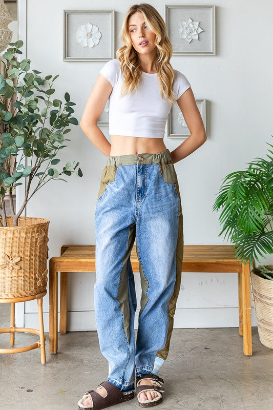 The Aspen Quilted Contrast Jean