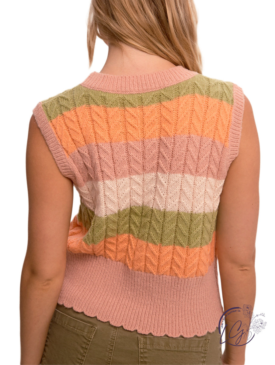Later Then You Sweater Vest