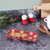 Platter Rectangular - Snowflake Platter