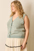 Curvy Foam Traces Skin Sweater Vest