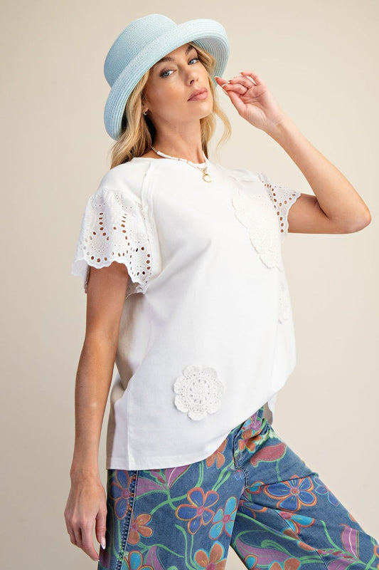 Delicate Patch Top
