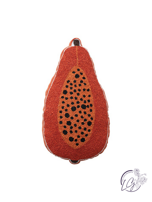 Glass Beaded Shaped Pillow