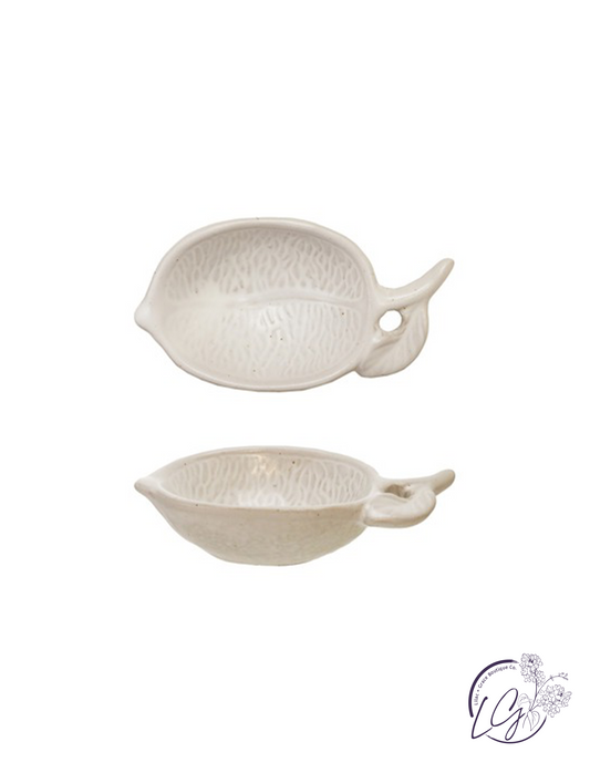 Lemon Stoneware Bowl