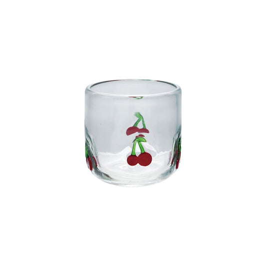 Cherry Drinking Glass