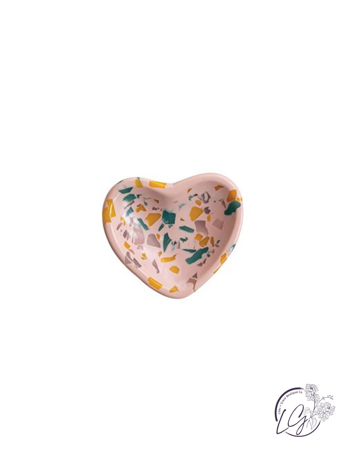 Heart-Shaped Resin Dish