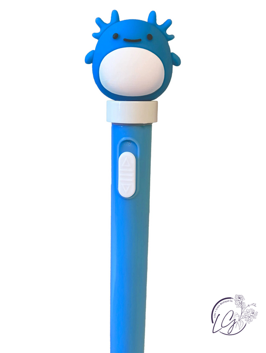 Axolotl Spinning LED Light Up Pen