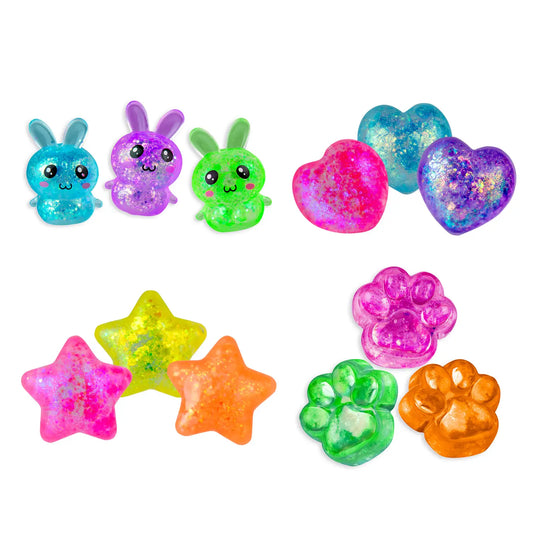 Sugar Swaps™ Triplets Glitter Squishy Toy