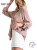 (Sale) Curvy Without You Button Down Long Sleeve