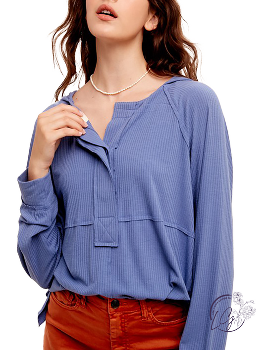 One More Hour Ribbed Top