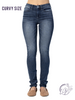 (SALE) Curvy Elsa Mid-Rise Tall Skinny by Judy Blue