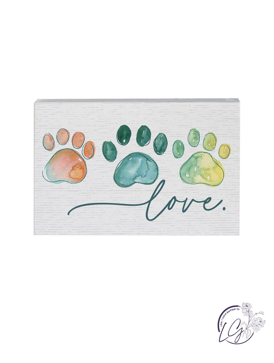 Decorative Blocks with Sayings 5.25"X3.5"