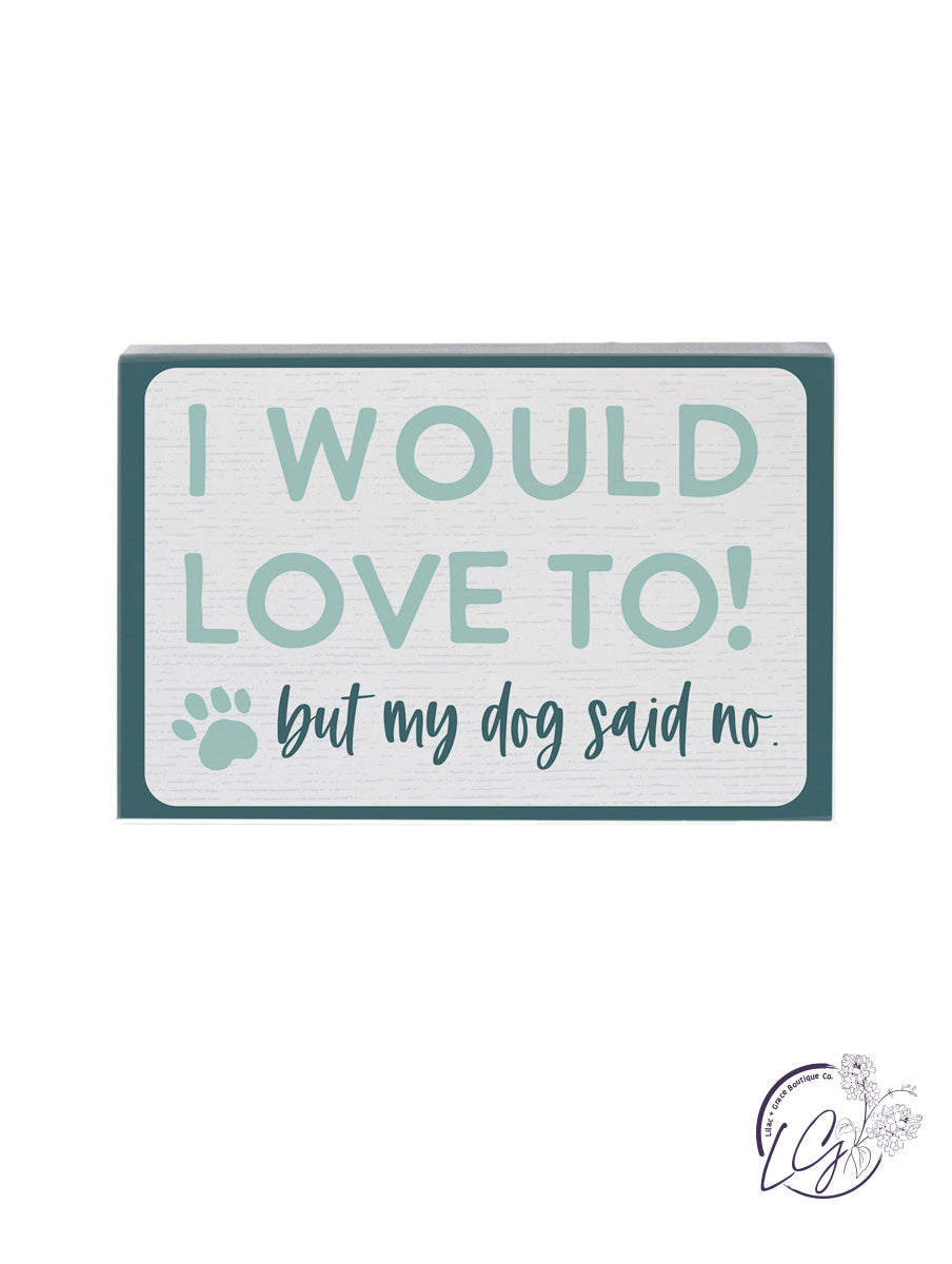 Decorative Blocks with Sayings 5.25"X3.5"