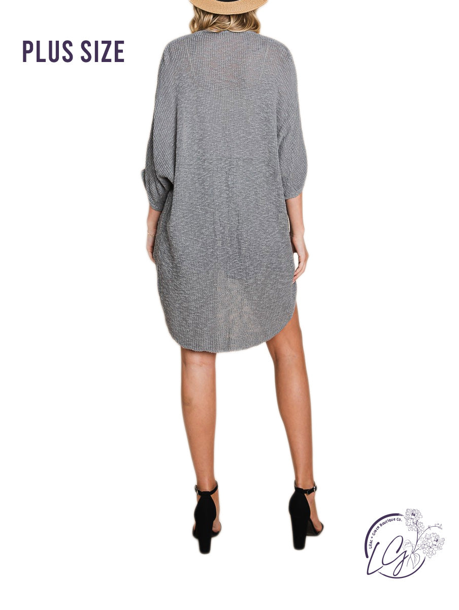 Curvy Light Weight Cardigan