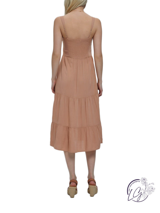 Let's Get Dinner Midi Dress