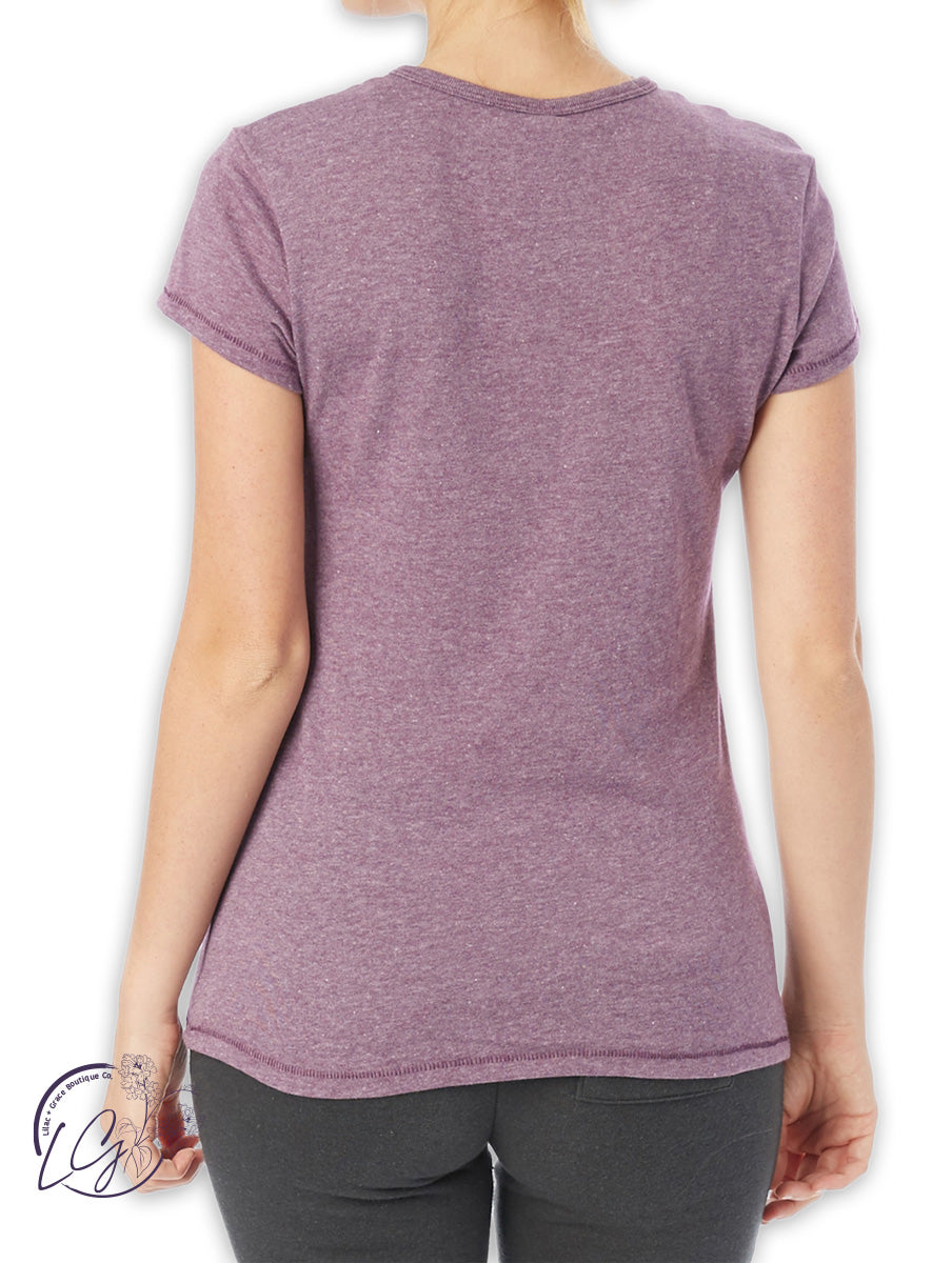 Signature Basic Tee in Vintage Iris