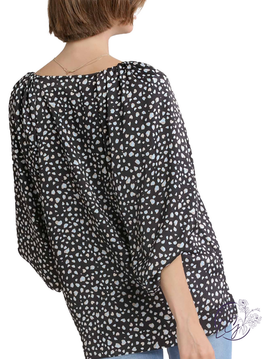 (Sale) Glimpse of the Future Printed Blouse