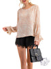 Swiss Dot Dream Dolman Top