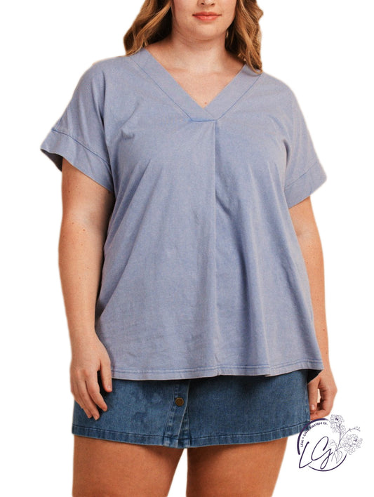 Curvy Windup Short Sleeves T-shirt