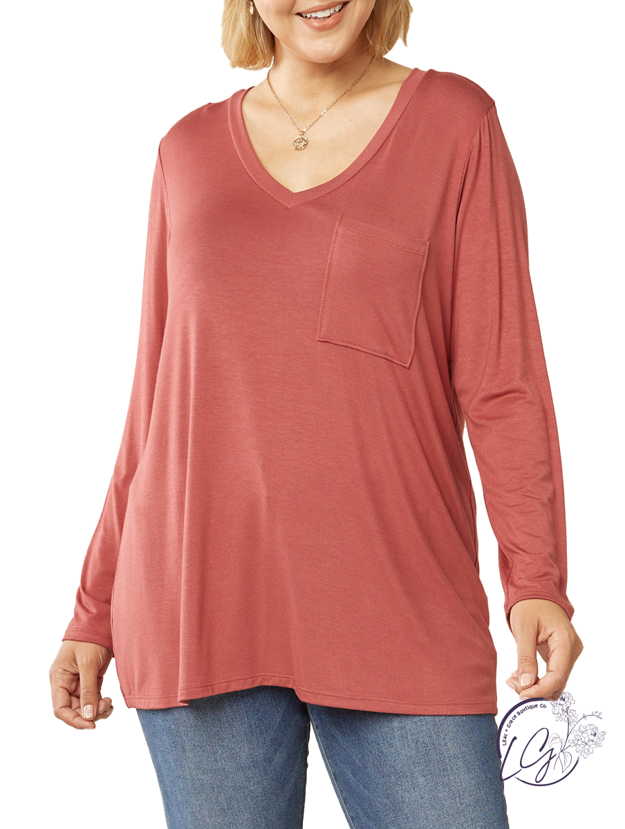 Curvy Instant Connection Basic Long Sleeve