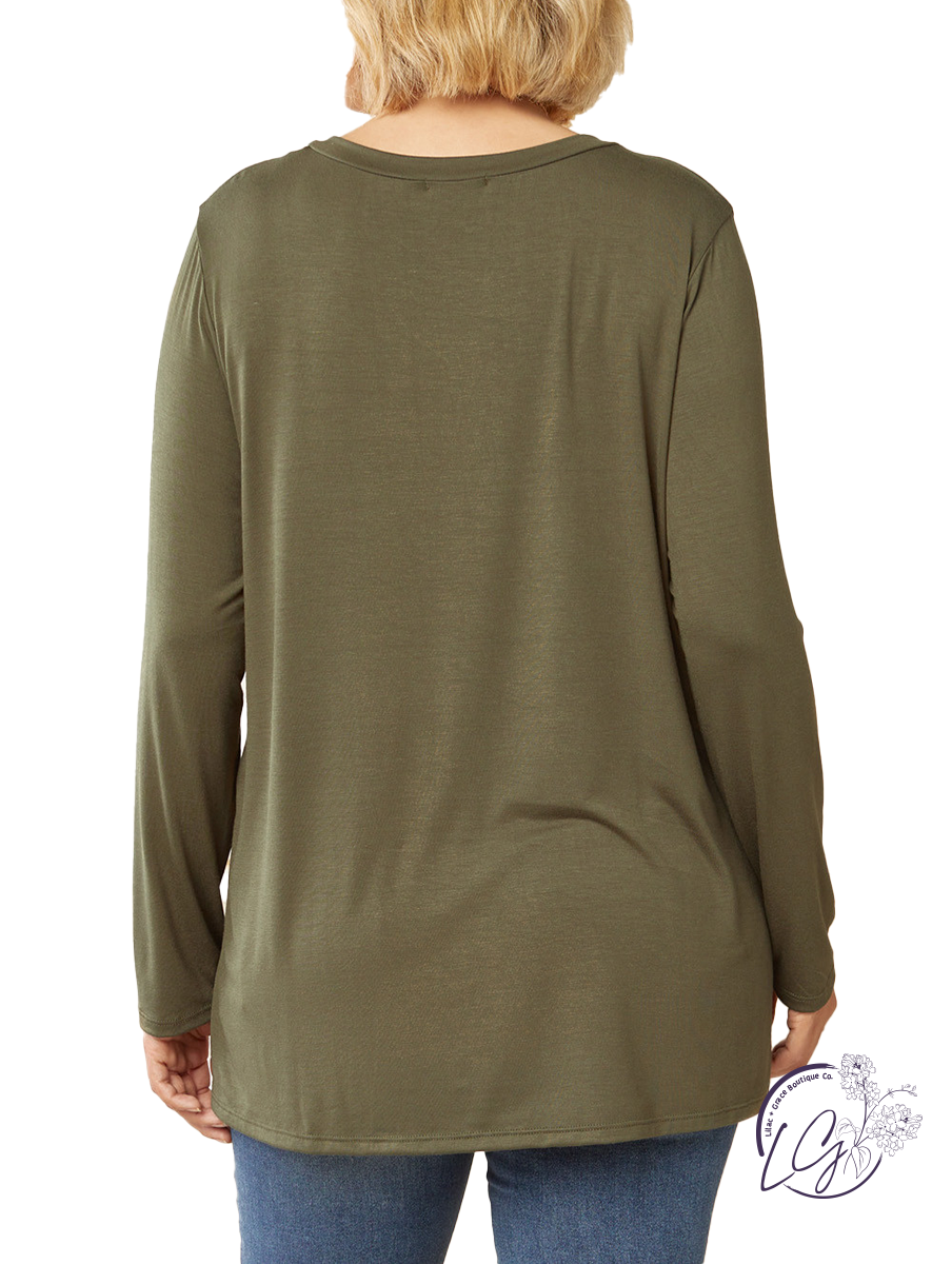 Curvy Instant Connection Basic Long Sleeve