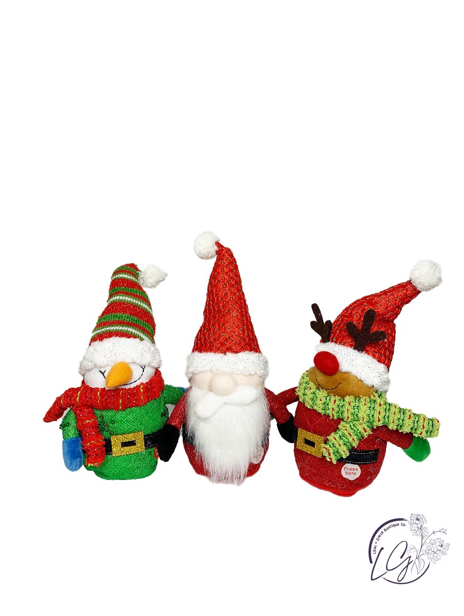 North Pole Pal Santa Snowman W/ Sound