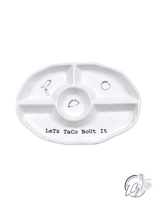 Four Sectioned Dish